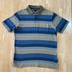 Patagonia Organic Cotton Striped Polo Shirt - Multi Colored